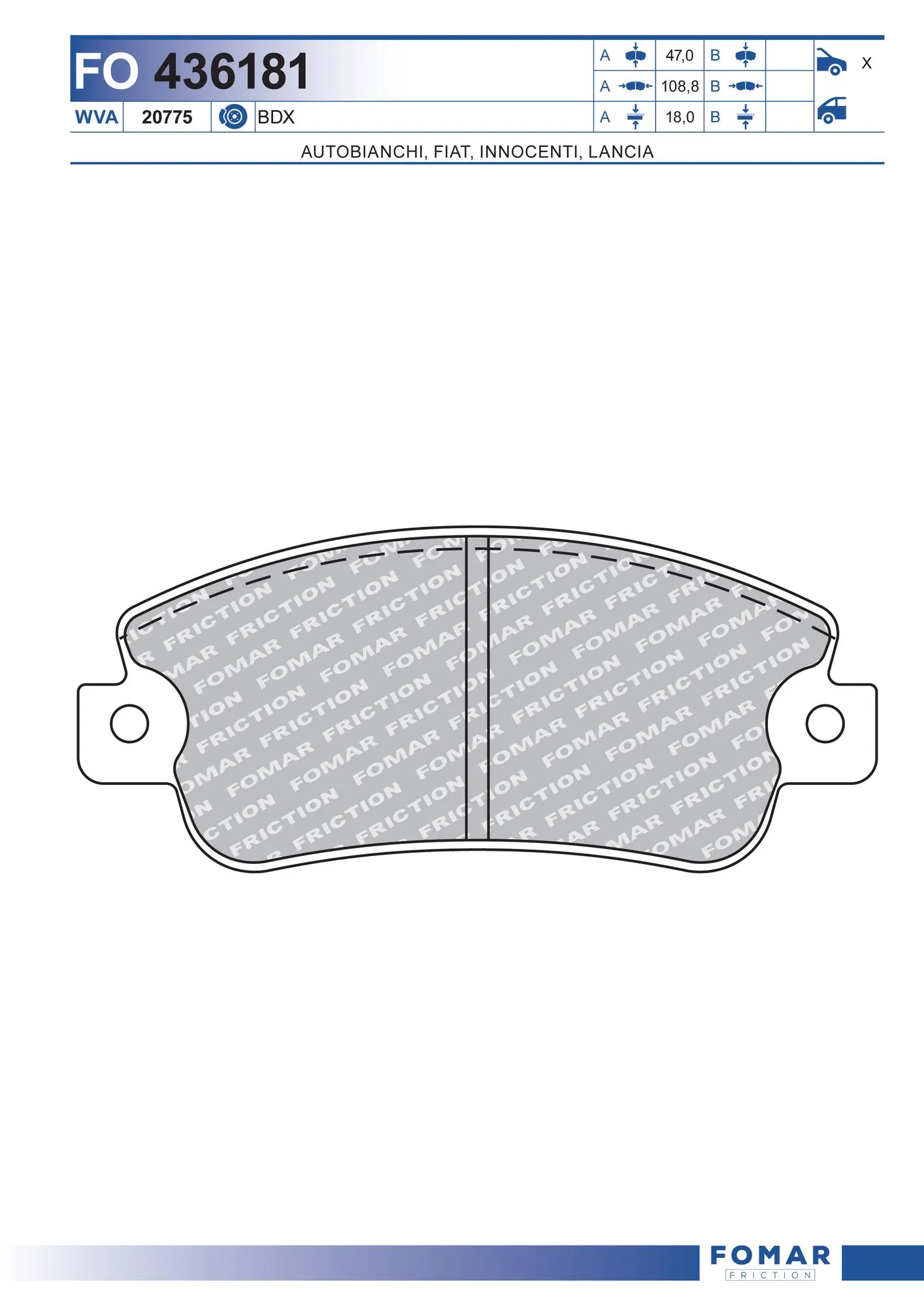 Brake Pad Set, disc brake